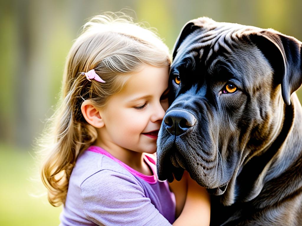 Relación del Cane Corso con los niños