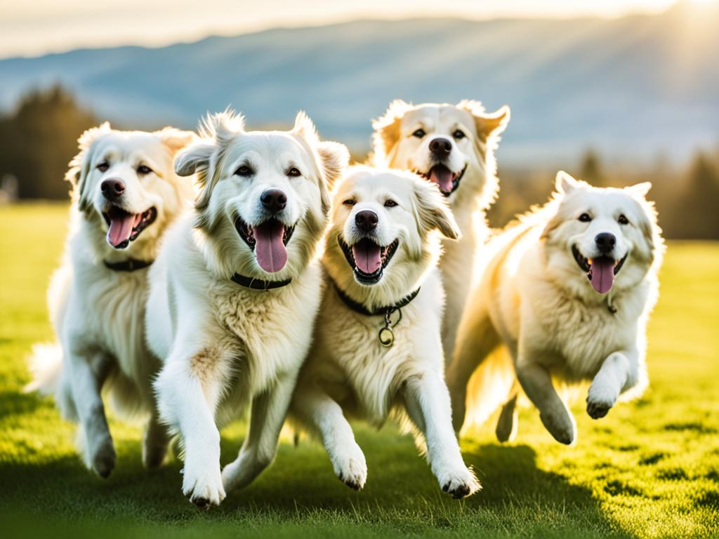 razas de perros grandes de color blancos