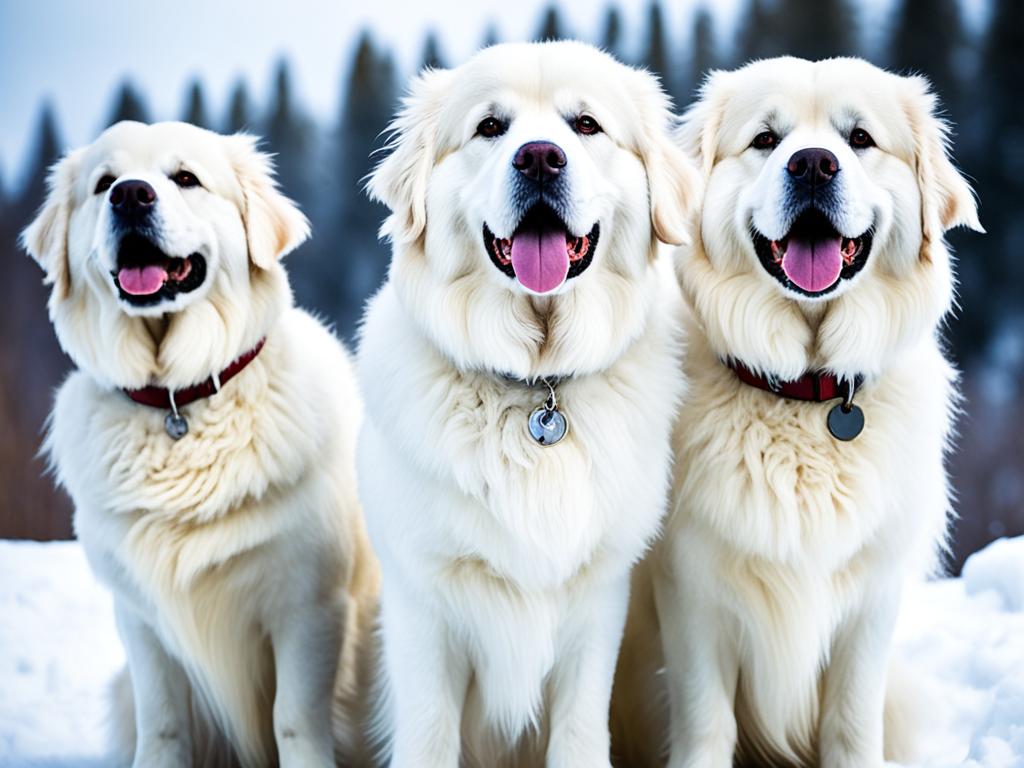 ¿Qué raza son los perros blancos grandes peludos?